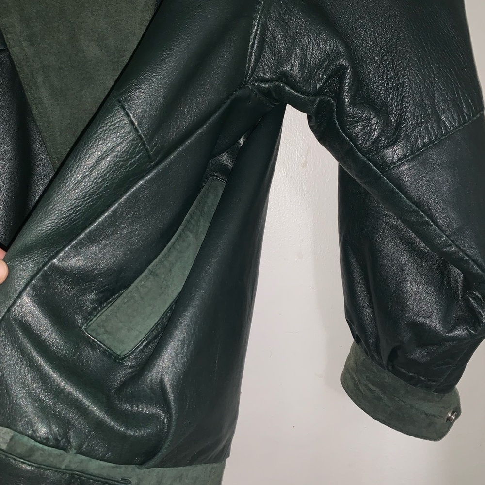 VINTAGE 90'S TO LEATHER FASHIONS LEATHER JACKET - Picture 10 of 16